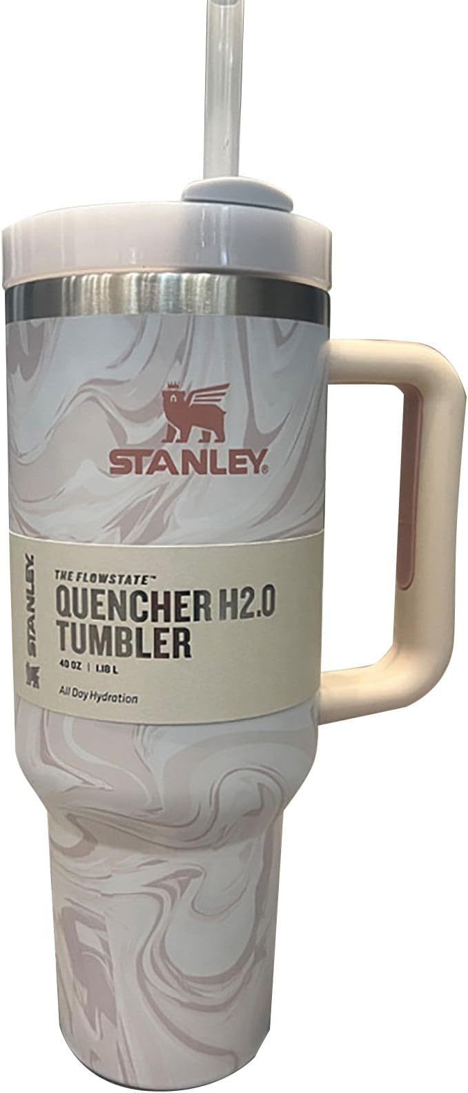 Stanley Tumbler| Mother's Day Gift| Stainless Steel 304| Vacuum Insulated Tumbler With Lid And Straw For Water, 40oz| Car Cup Water Cup Vacuum Insulation| Cold Cup Travel Cup