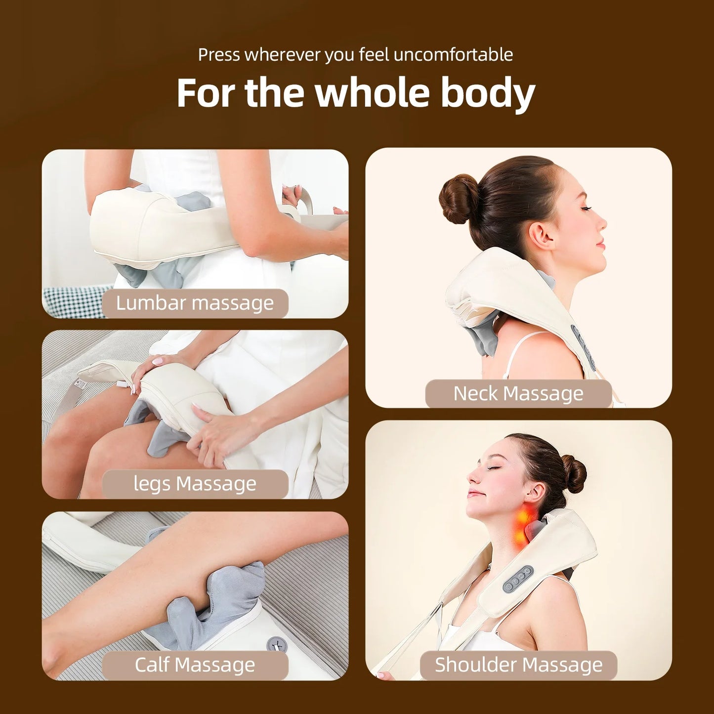 Shiatsu Massage Shawl, Shoulder Massager